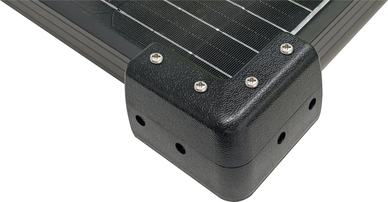 Schwaiger Set 6 Staffe Parete per Pannello Solare Nero