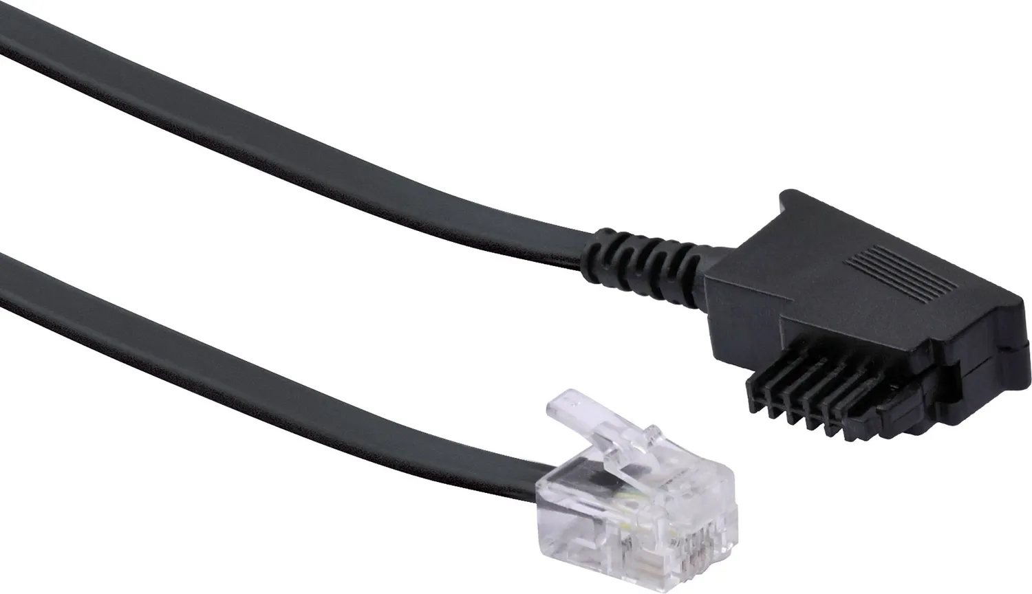 Schwaiger cavo telefonico Austria 6 m nero