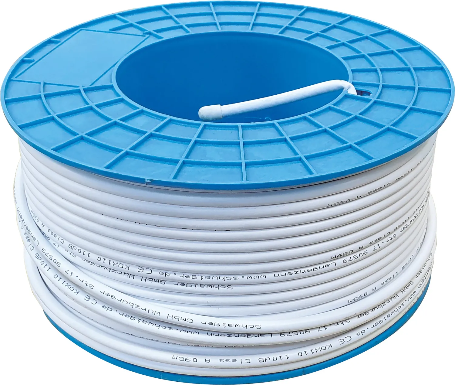 Schwaiger Cavo Coassiale SAT 110 dB 100 m bianco