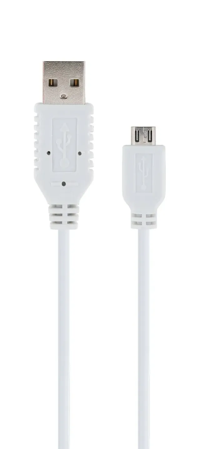Schwaiger Cavo Micro USB 2 m Bianco ricarica