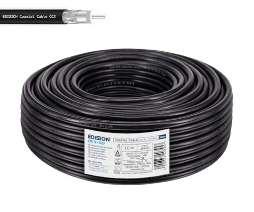 Edision OCX-50 cavo coassiale SAT 50m classe A