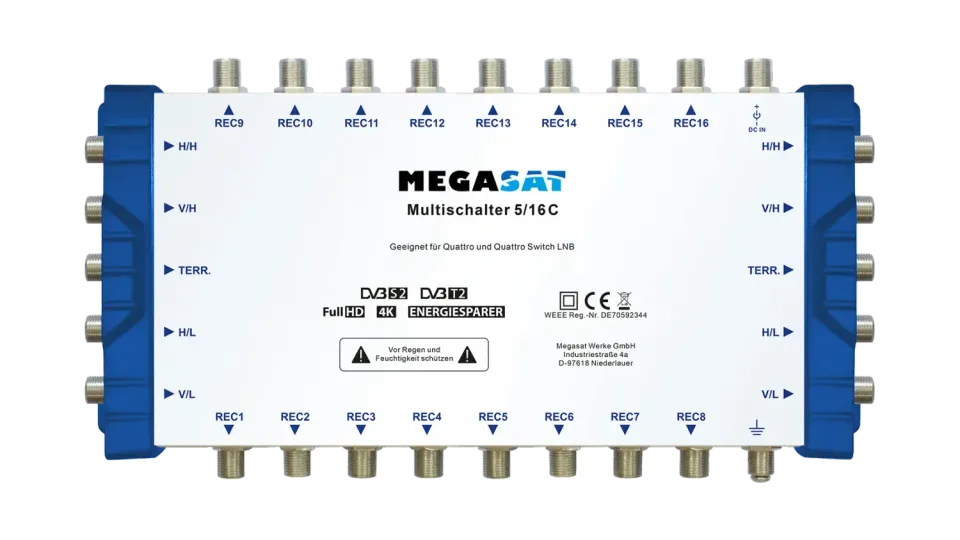 Megasat 5/16 C multiswitch 16 utenze SAT+digitale