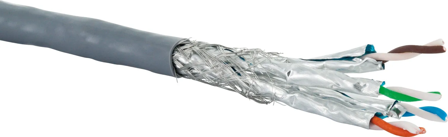 SCHWAIGER CAT 6A cavo di rete 10 m grigio S/FTP