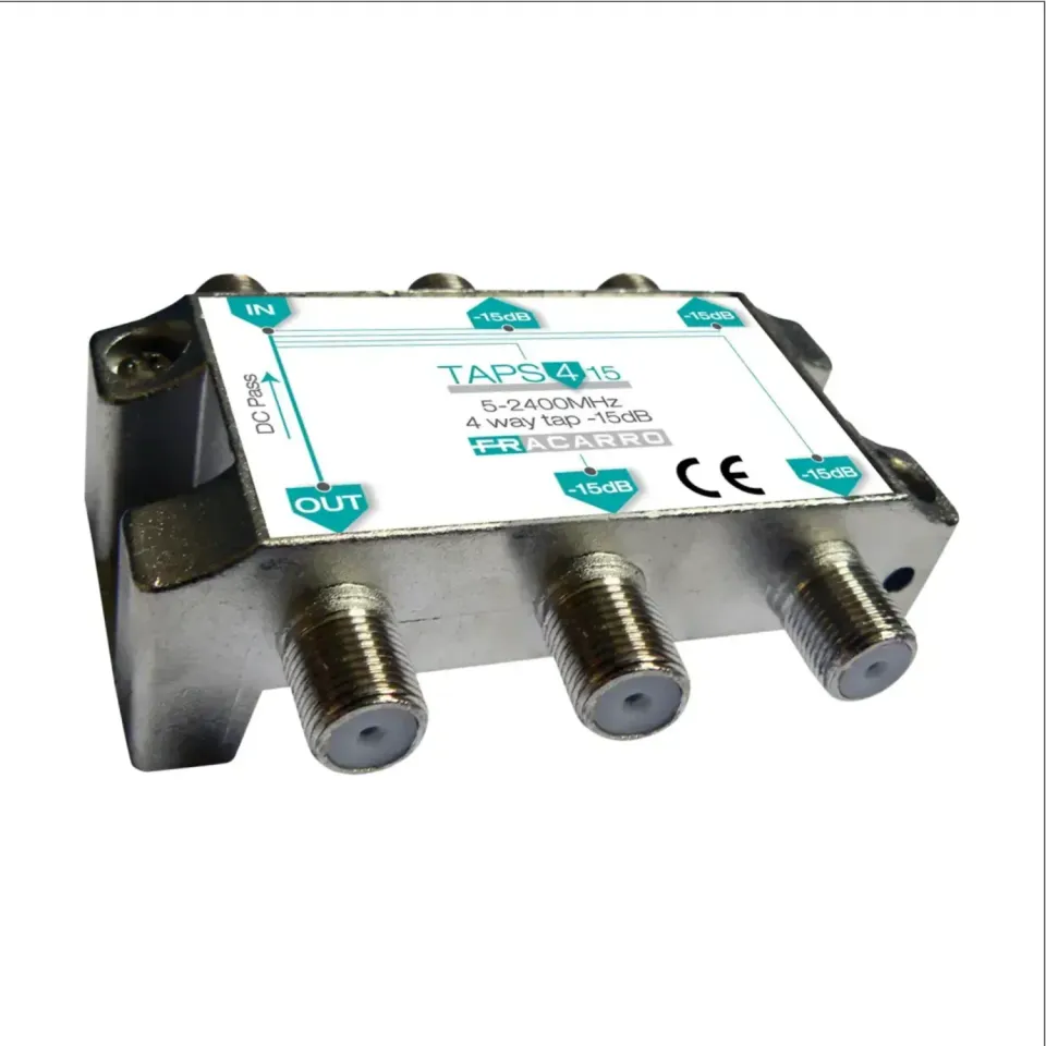 Fracarro TAPS415 derivatore 4 vie 15dB TV-SAT F