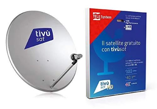 TELE System TEF 80 antenna satellitare 84 cm bianca