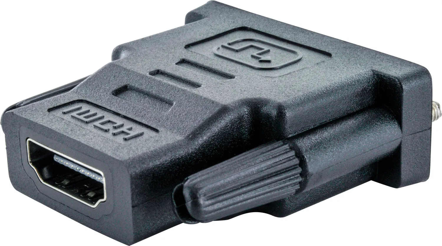 SCHWAIGER Adattatore HDMI Presa - DVI-D Spina Nero