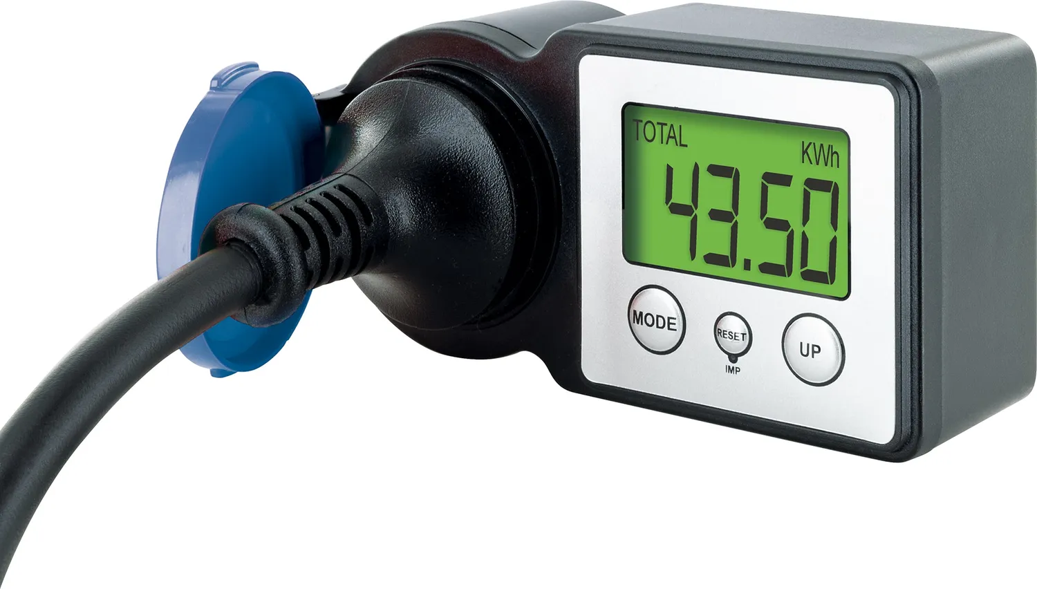 Schwaiger Misuratore Energia Esterno IP44 Illuminato