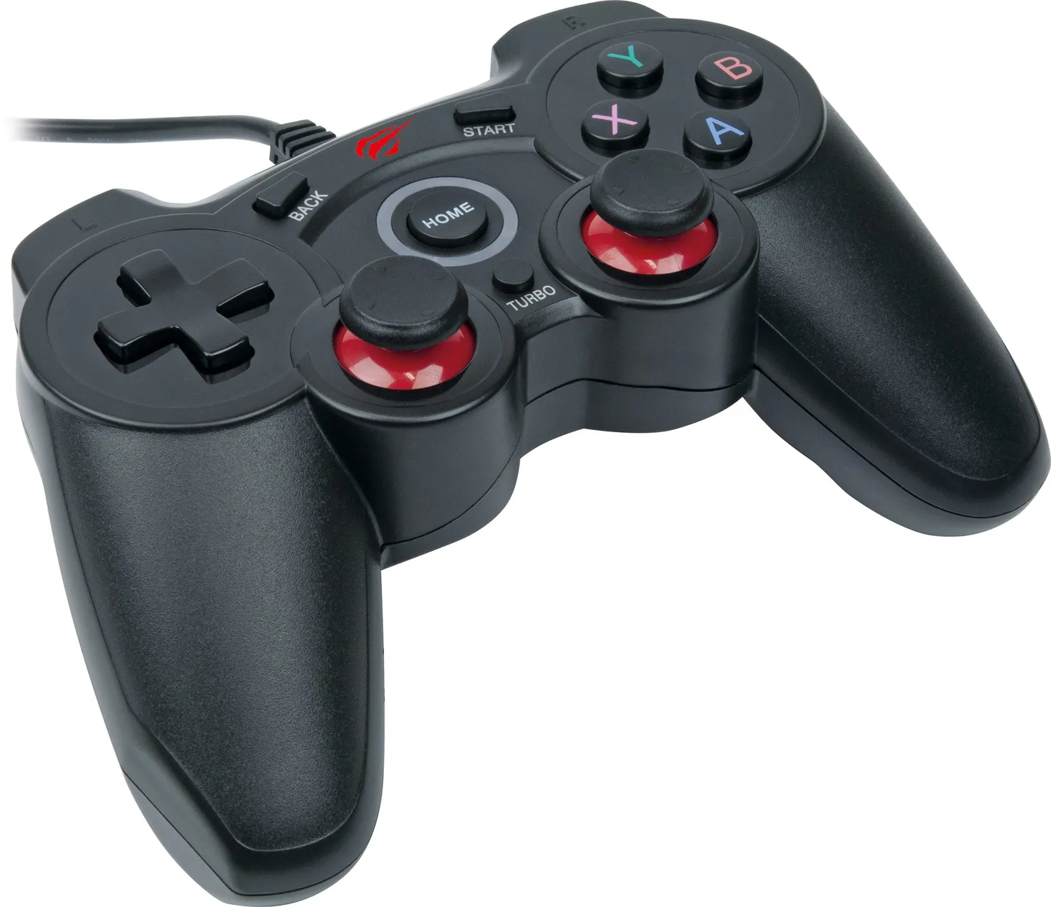 Schwaiger controller gaming USB PC PS3 Android nero