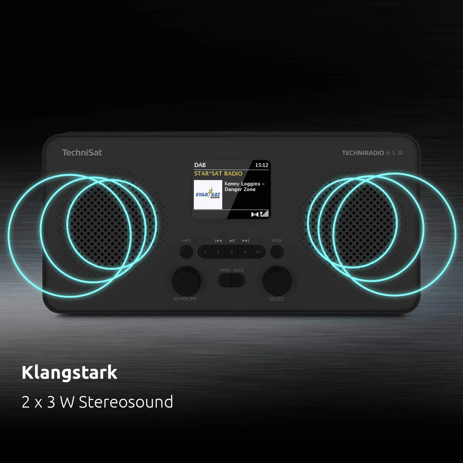 TechniSat TechniRadio 6 S IR Radio DAB Bluetooth Nera
