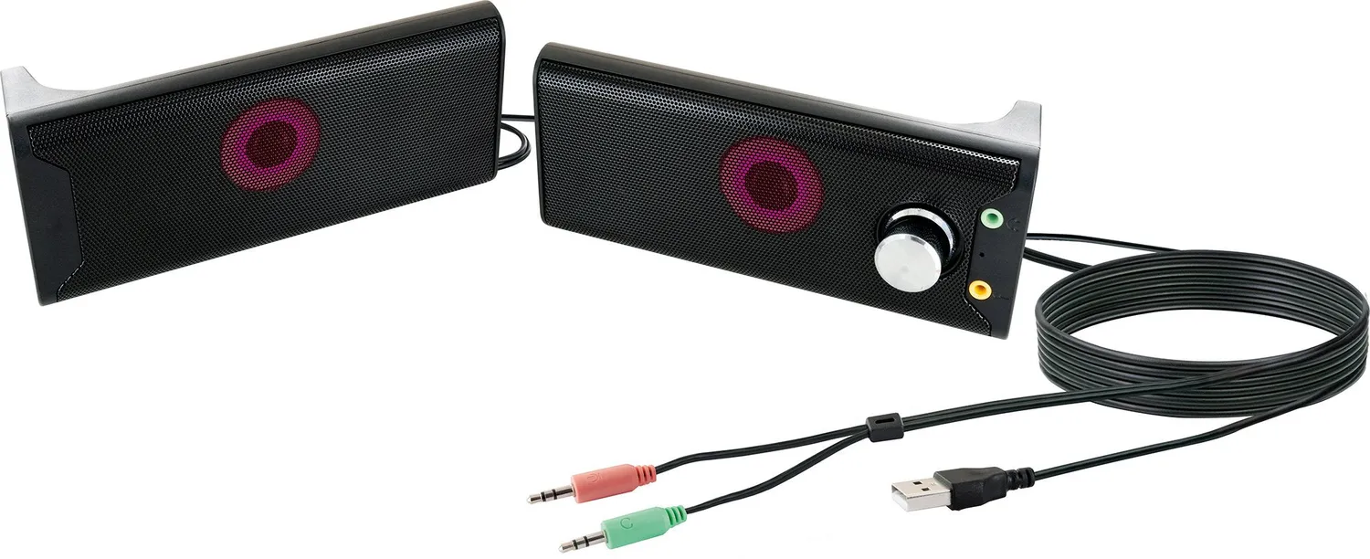SCHWAIGER soundbar Bluetooth divisibile 6W nera per PC