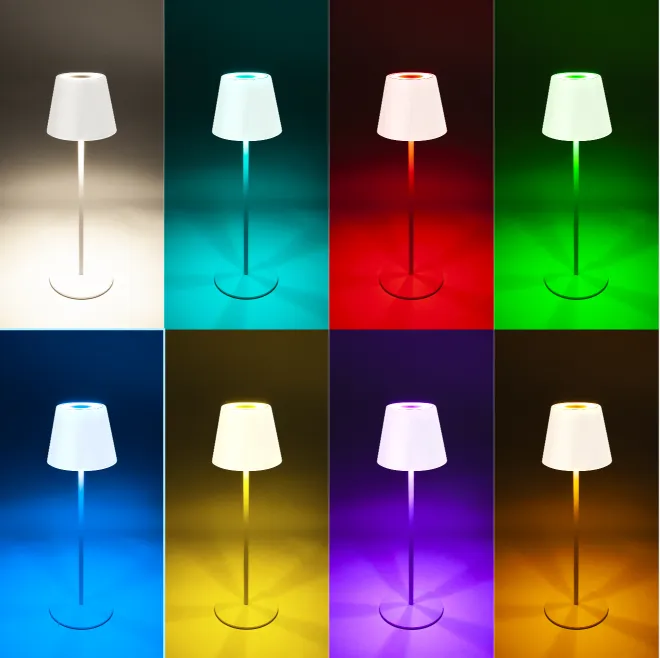 Schwaiger lampada da tavolo divisibile touch antracite LED