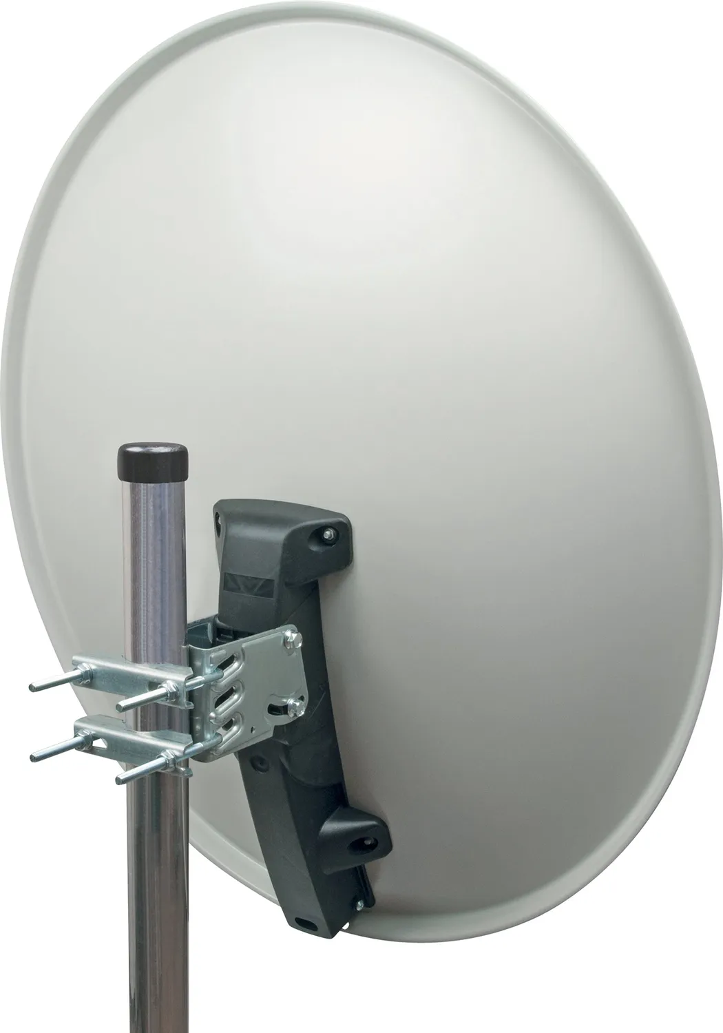 Schwaiger Antenna Satellitare Acciaio 80cm Grigia