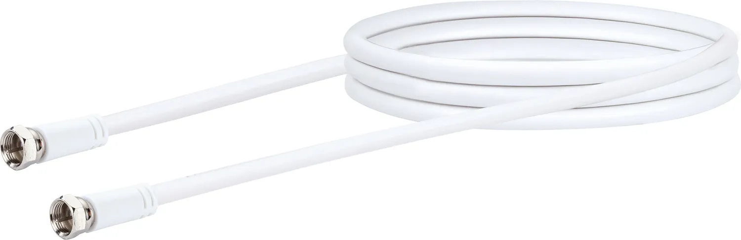 Schwaiger Cavo Antenna SAT 90dB Bianco 10 m F-F
