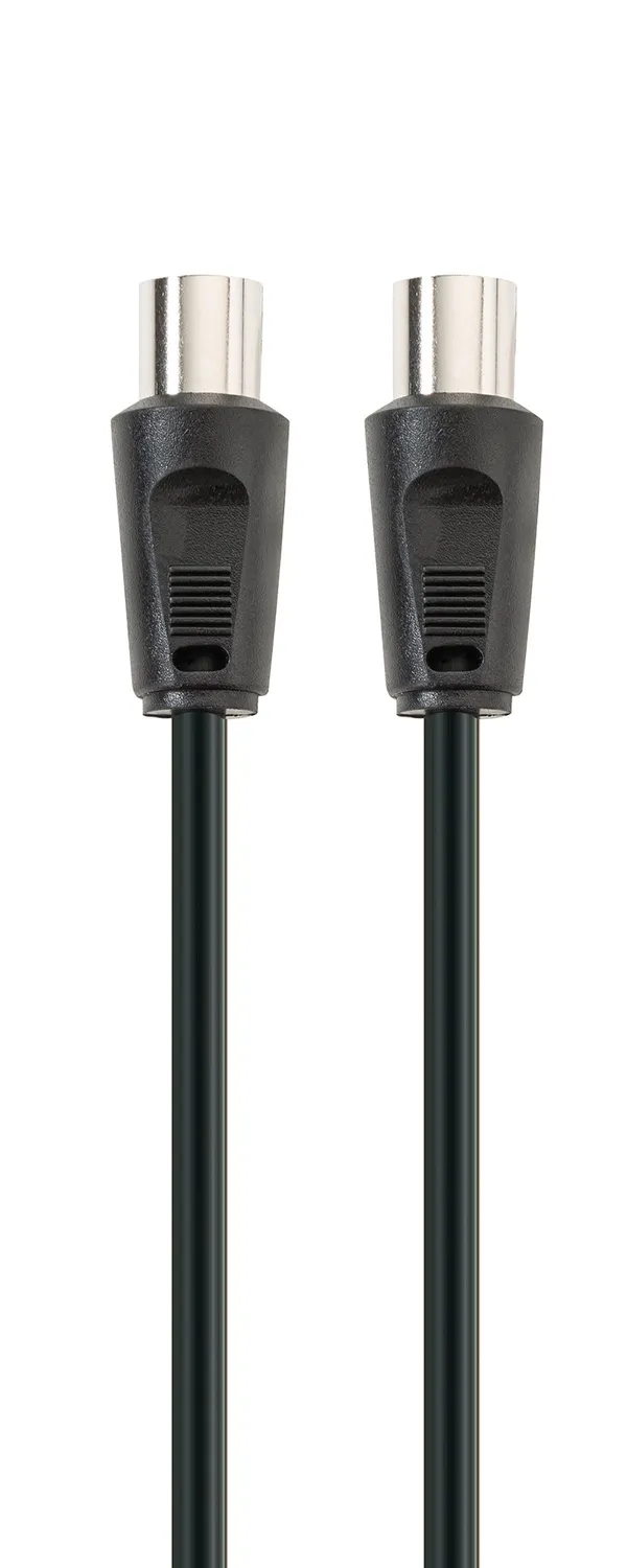 Schwaiger Cavo Antenna 1,5 m 75 dB Nero Schermato