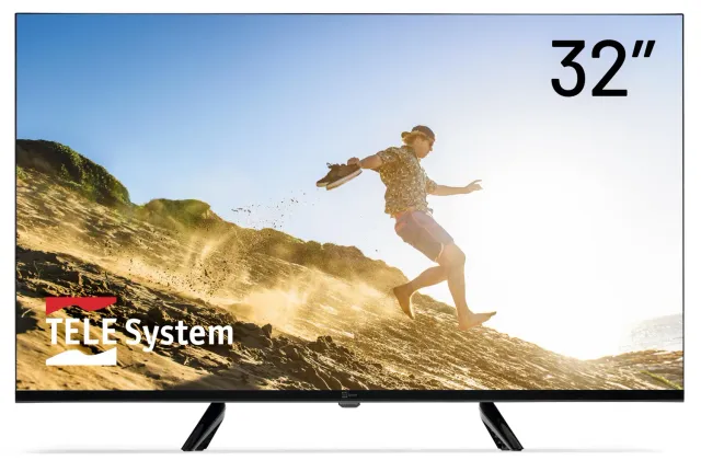 Telesystem TV 32" HD DVB-T2/S2 tivusat Hotel Mode