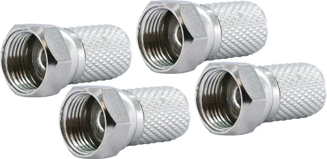 SCHWAIGER connettore F a vite 7,3 mm 4 pezzi