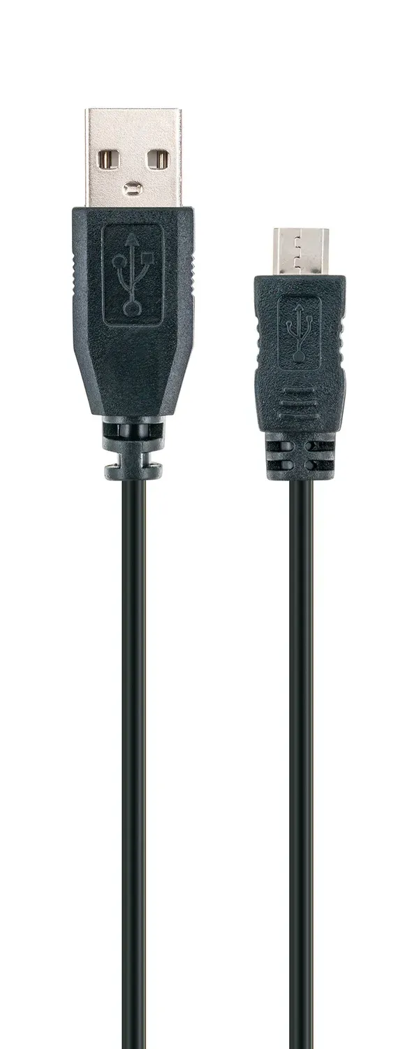 Schwaiger Cavo USB 2.0 Micro-B Ricarica 480Mbps 1m Nero