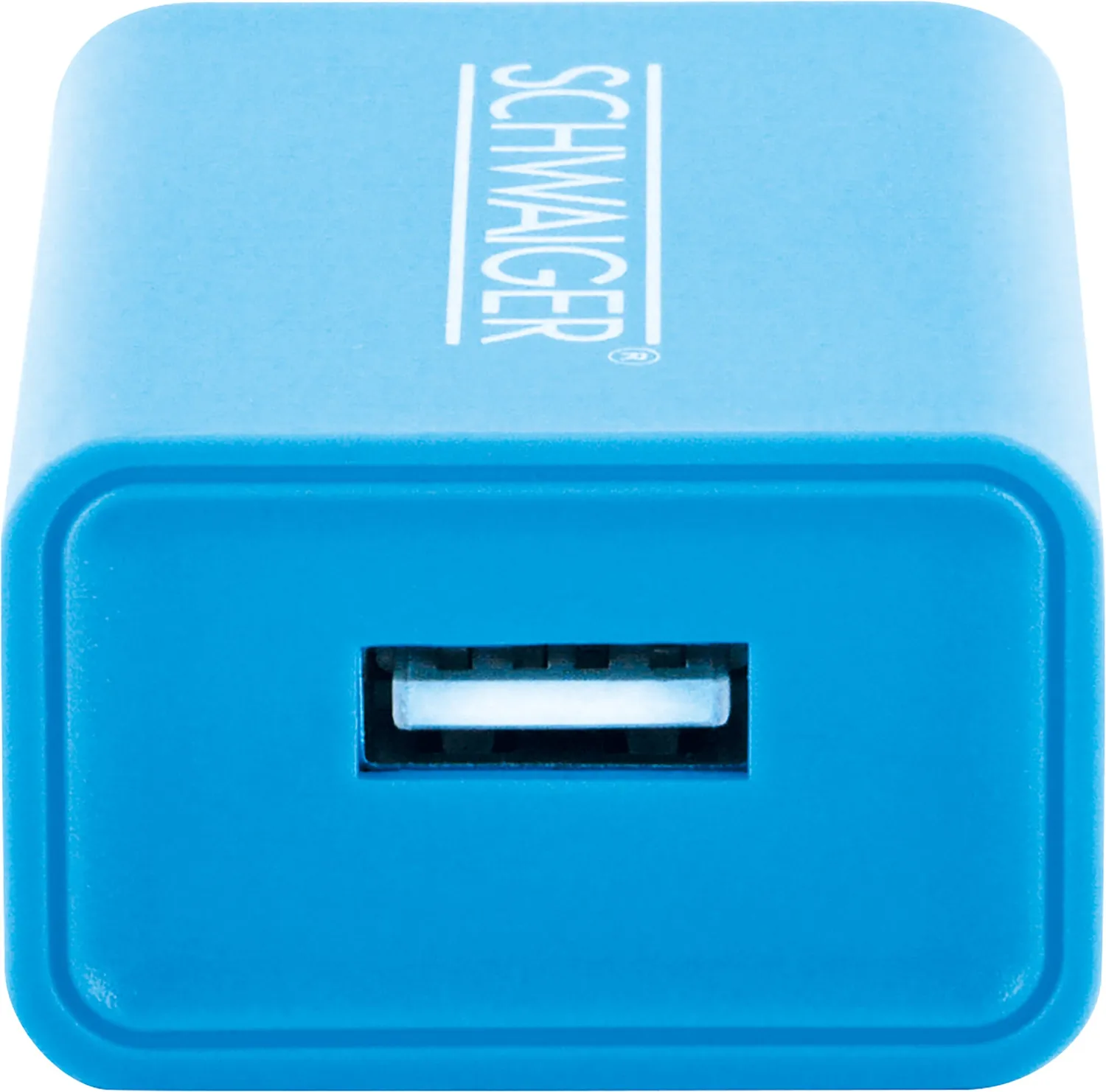 SCHWAIGER Caricabatterie USB 230V 2,1A bianco blu rosa