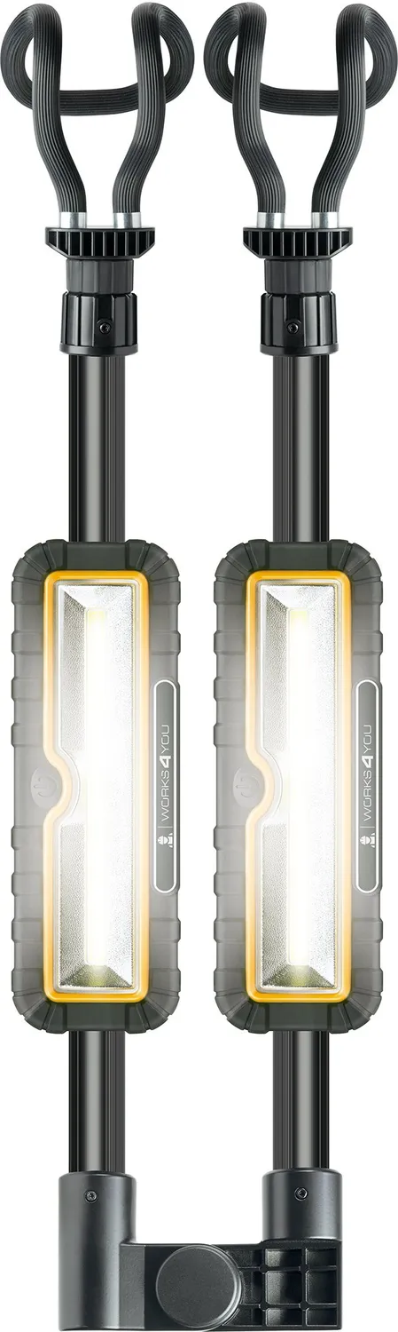SCHWAIGER faro lavoro LED doppio con power bank