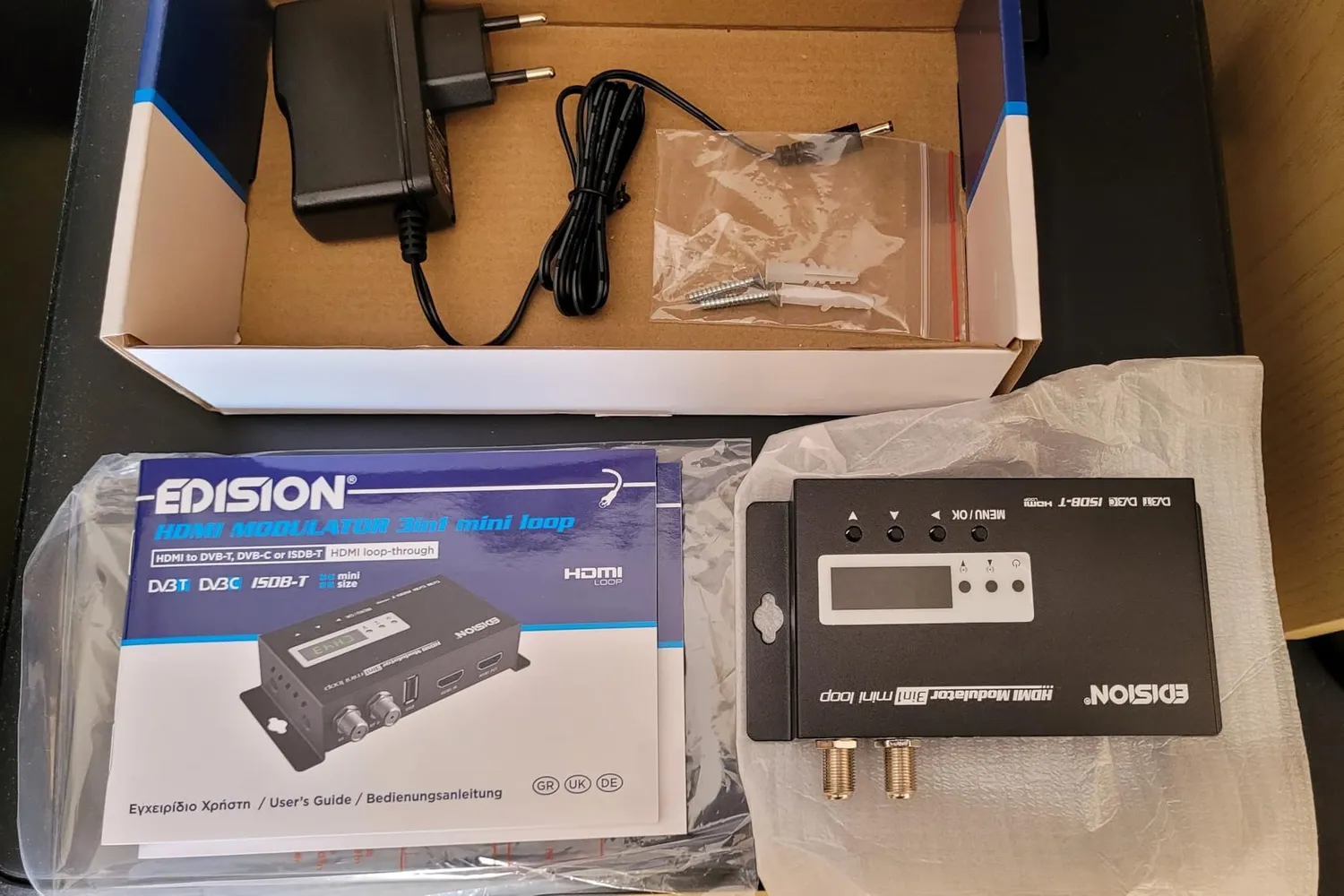 Edision 3in1 quad+ Modulatore HDMI DVB-T/C 4x Full HD