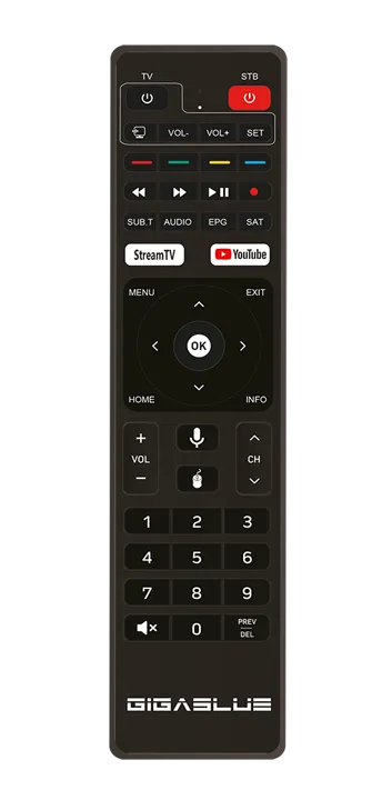 GigaBlue UHD X1 Pro decoder satellitare 4K Android 12 DVB-S2X