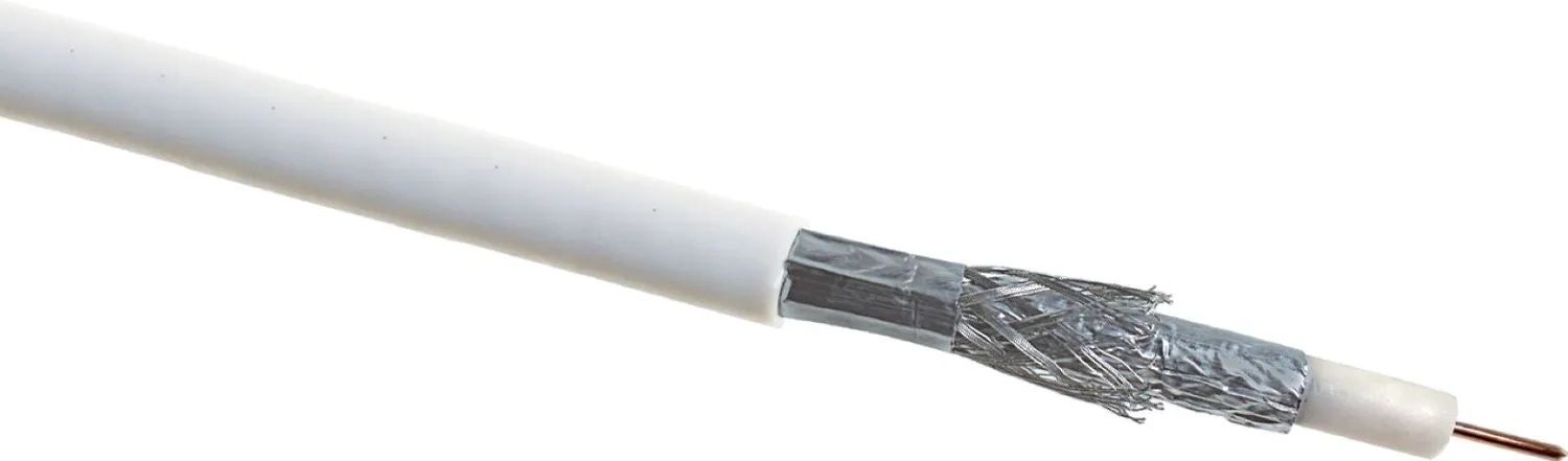 Schwaiger cavo coassiale SAT 90 dB 20 m bianco matassa