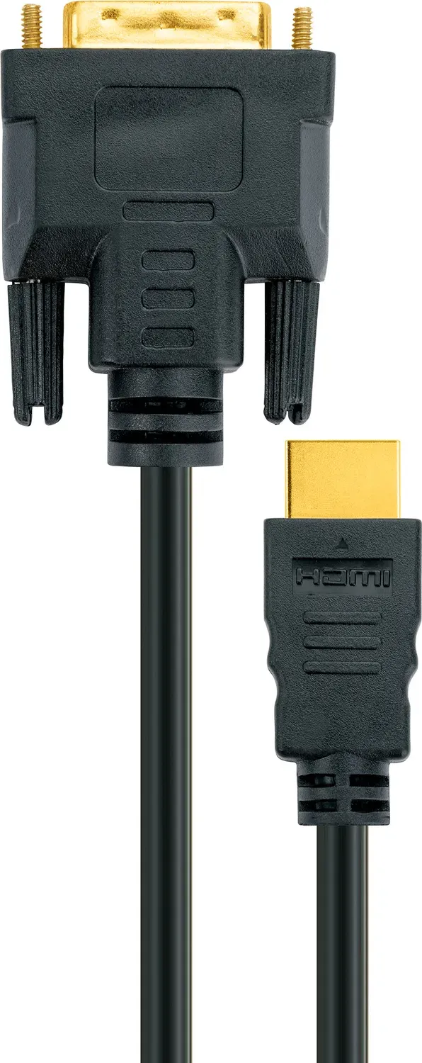 SCHWAIGER cavo adattatore HDMI-DVI 2m Full HD nero