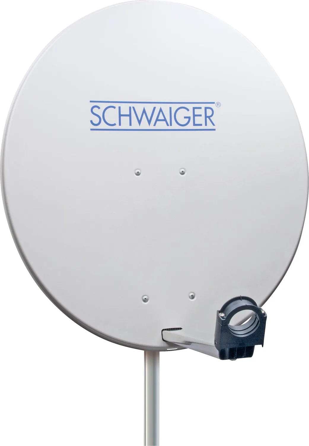 Schwaiger Antenna Satellitare Acciaio 80cm Grigia