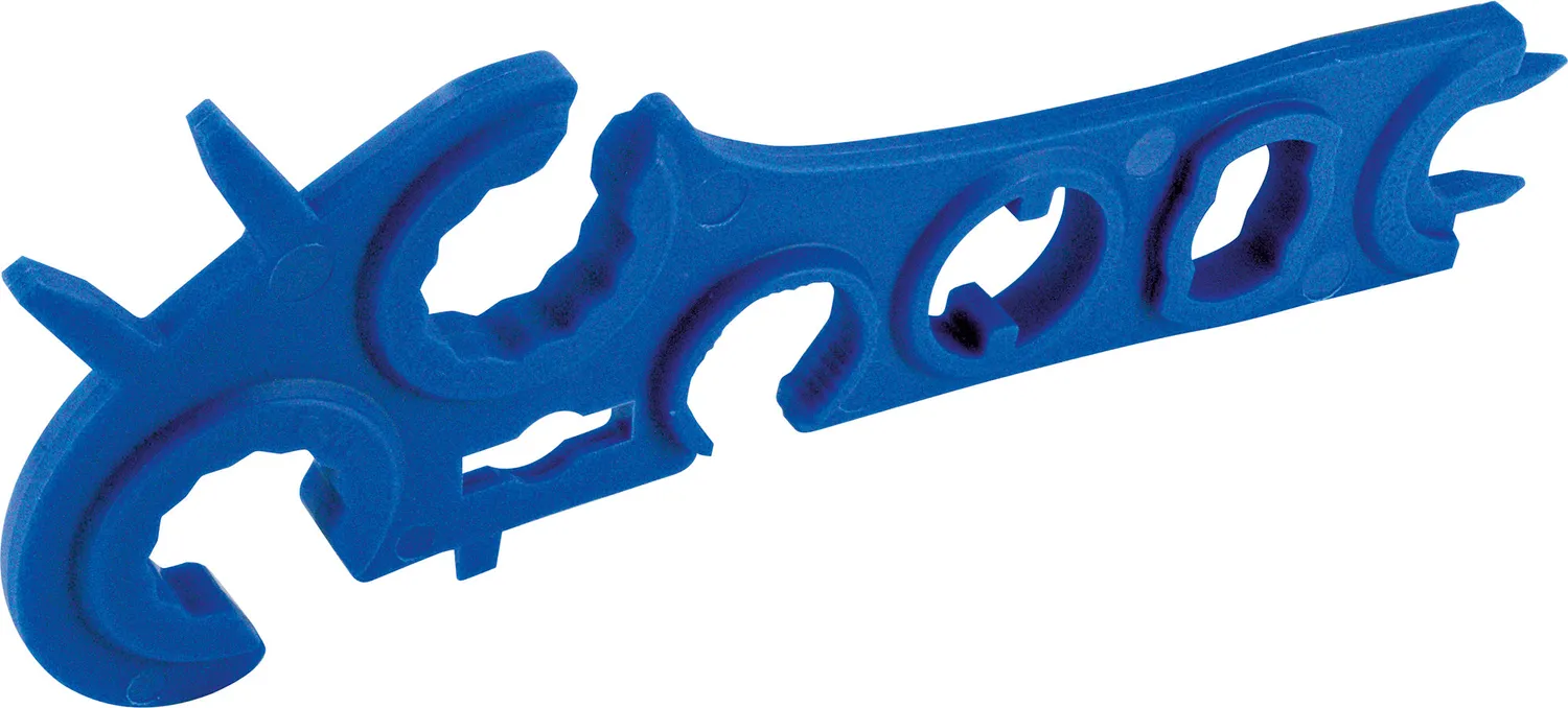 Schwaiger Chiavi Montaggio Connettori Solari 2 Pezzi Blu