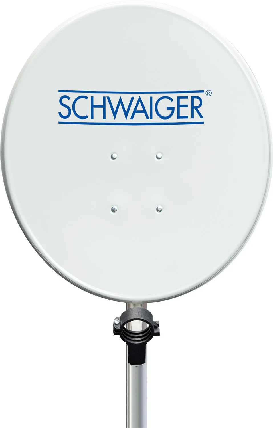Schwaiger Antenna Satellitare Acciaio 60 cm Grigia