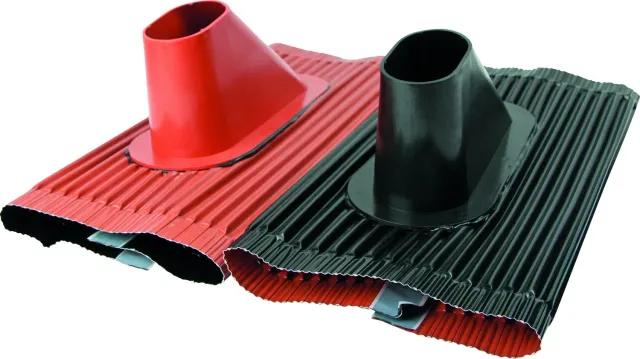 Schwaiger Cuffia Tetto Alluminio per Palo 60 mm Nera