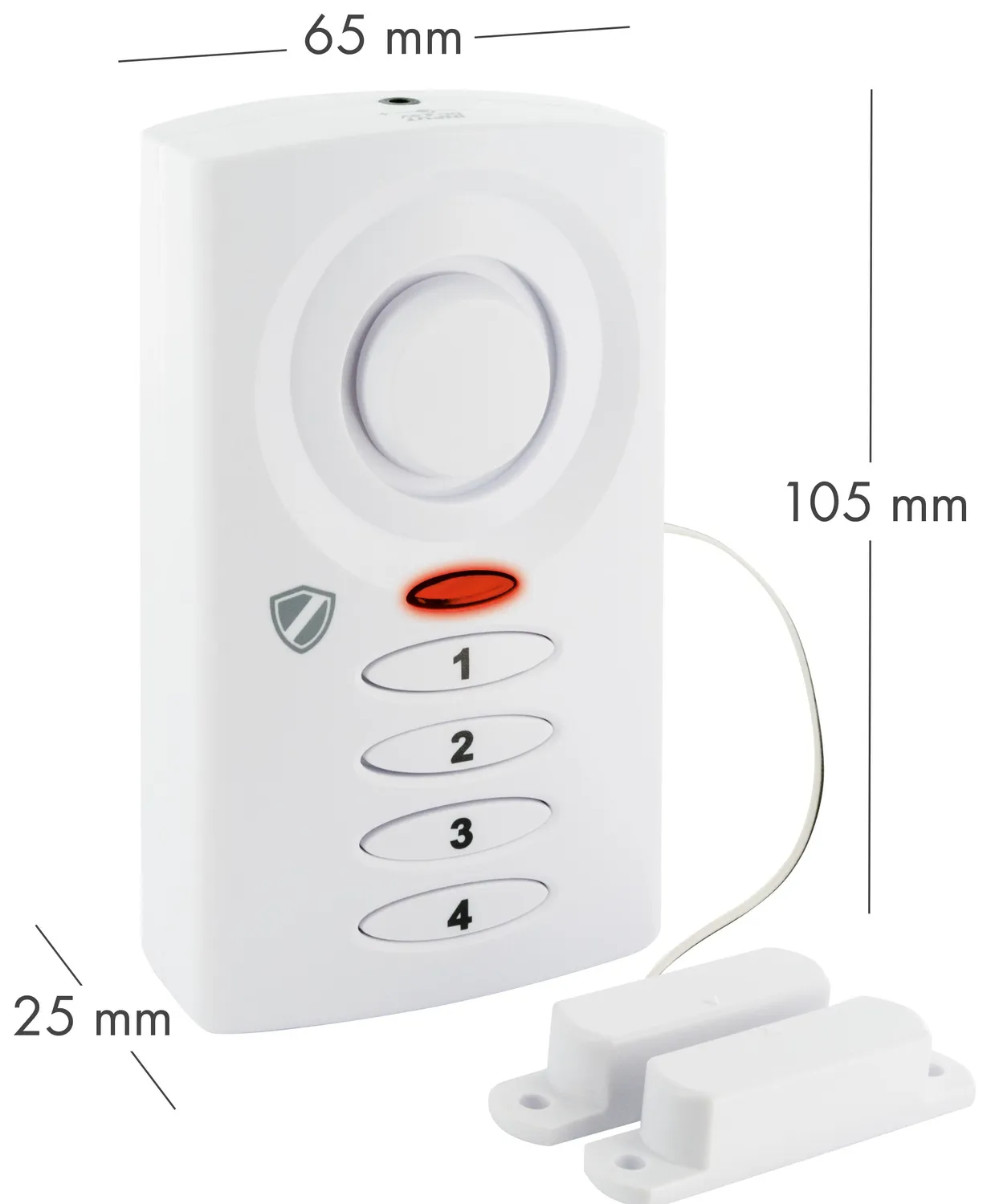 SCHWAIGER Allarme garage porta scorrevole 120dB bianco