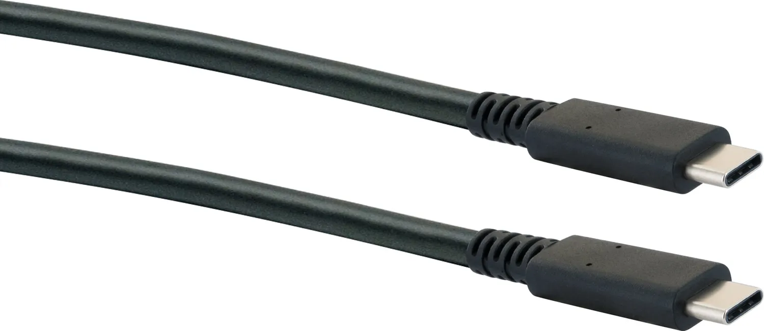 Schwaiger cavo USB-C 0,8 m nero 40 Gbps doppio schermato