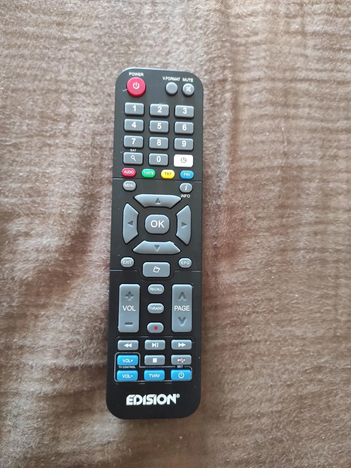 Edision EDI-RCU 4 Learn Telecomando Universale 2in1 Nero