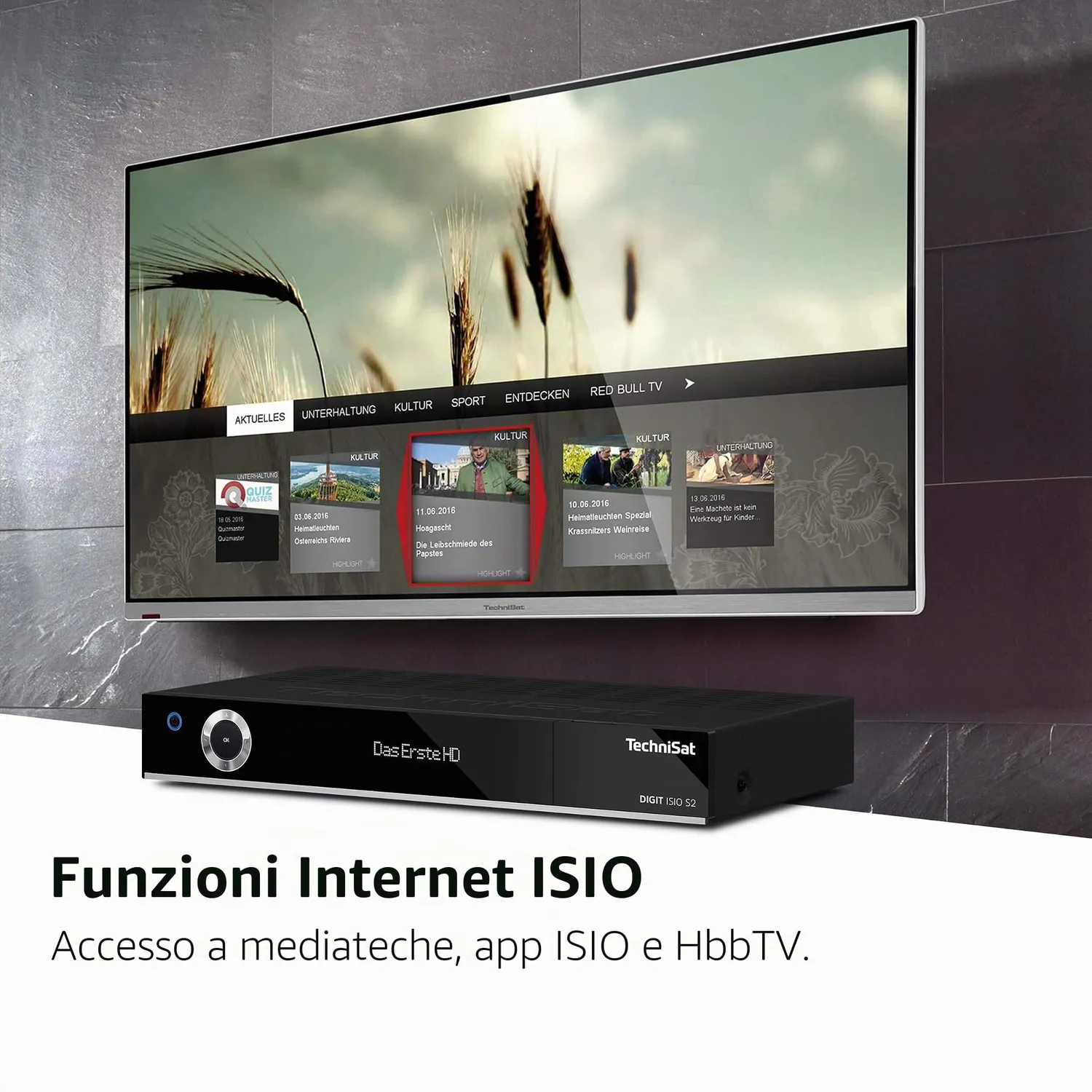 TechniSat Digit Isio S2 Ricevitore Satellitare Nero Twin Tuner