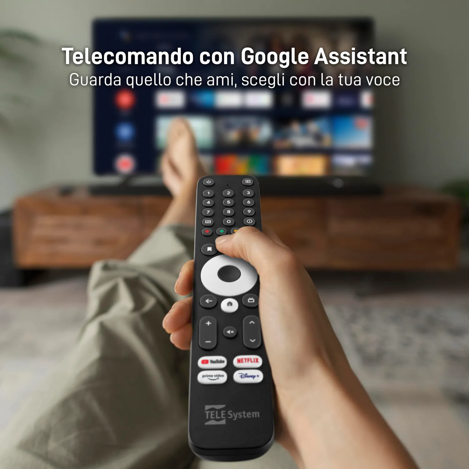 Tele System UP1 Decoder Digitale Terrestre 4K Android TV