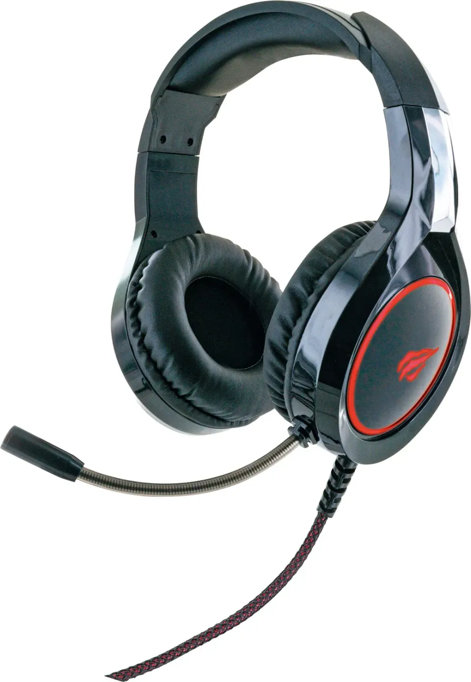 Schwaiger Cuffie Gaming USB-A con microfono nere
