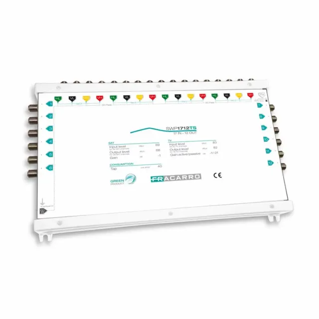 Fracarro SWP1712TS multiswitch 17 ingressi 12 uscite