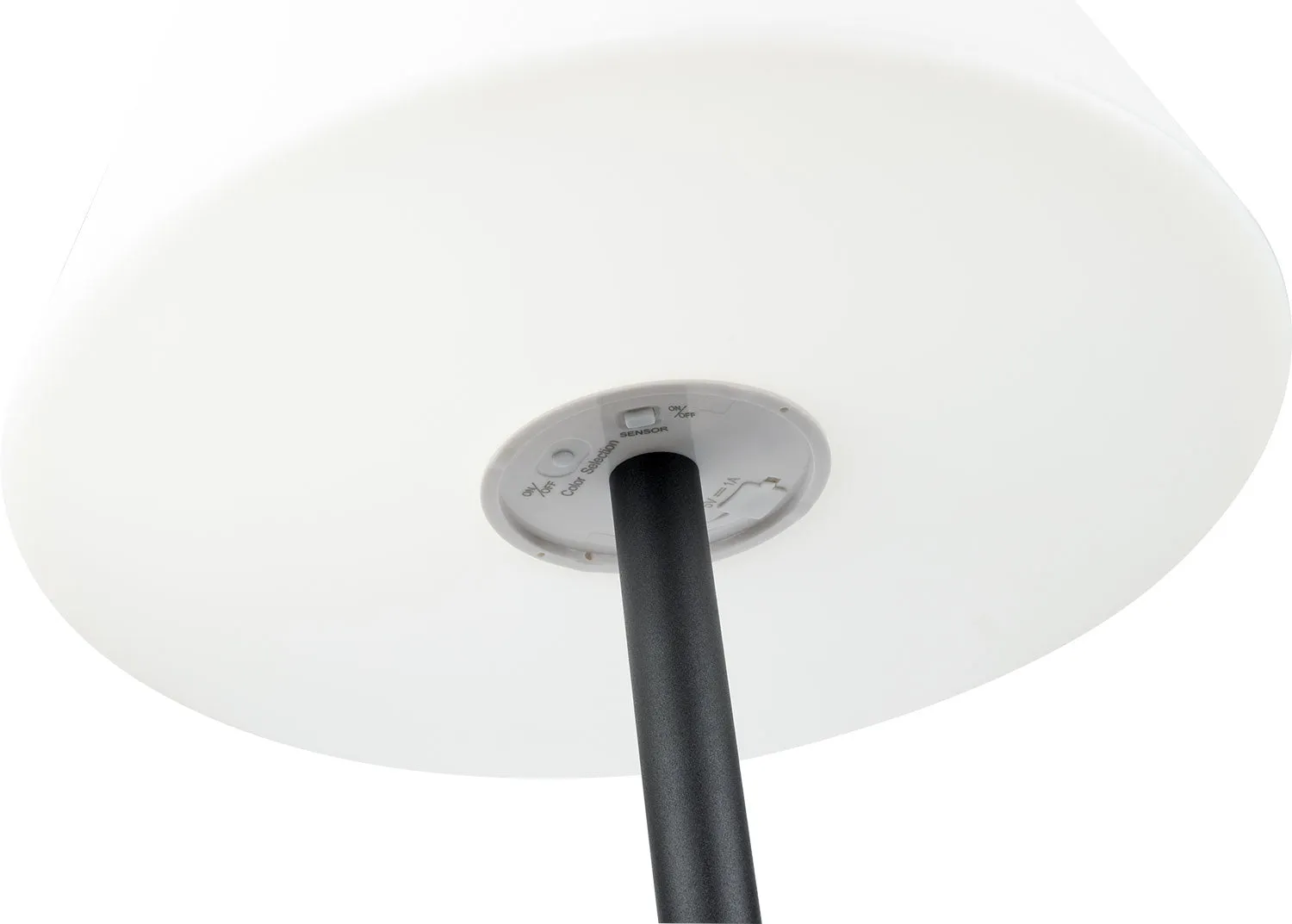 SCHWAIGER Lampada Solare da Terra 1,5 m RGB LED Bianca