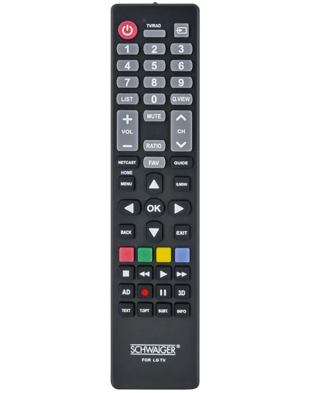 Schwaiger Telecomando Ricambio TV LG 49 tasti infrarossi