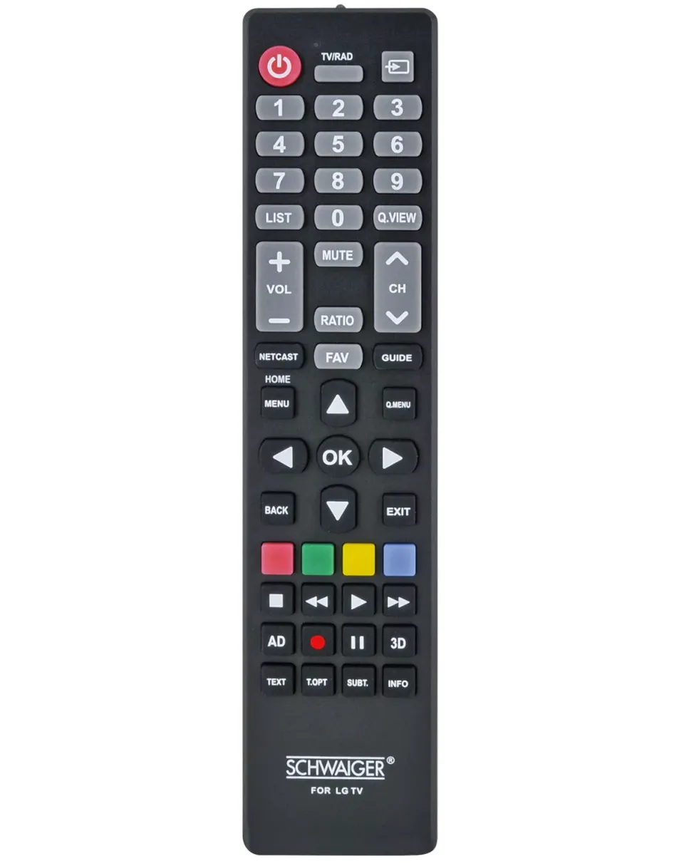 Schwaiger Telecomando Ricambio TV LG 49 tasti infrarossi