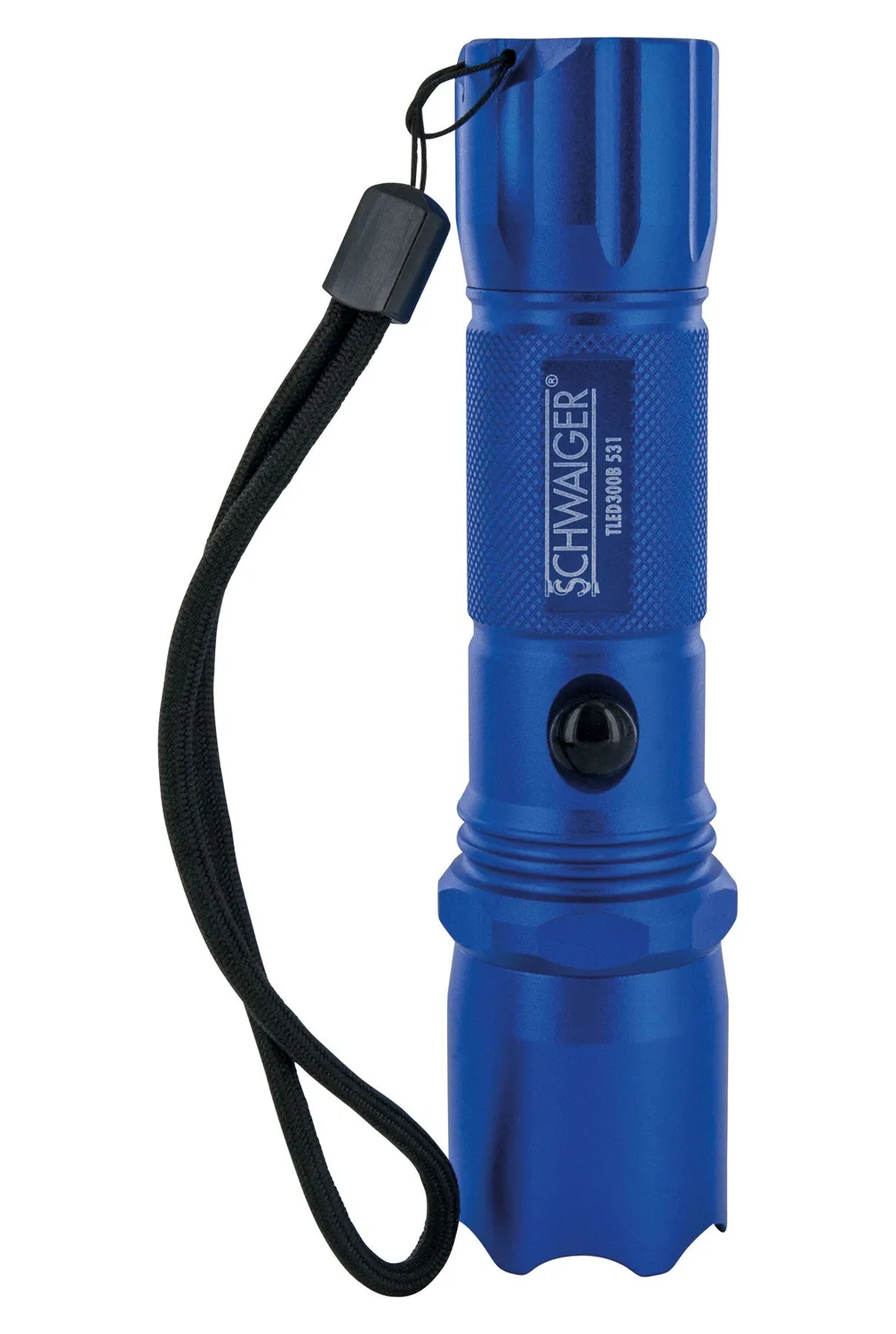 Schwaiger Torcia LED COB 110 lm blu 3x AAA