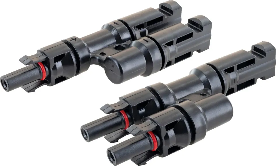 SCHWAIGER 716535 Adattatore Solare 2-in-1 Nero 2 Pezzi