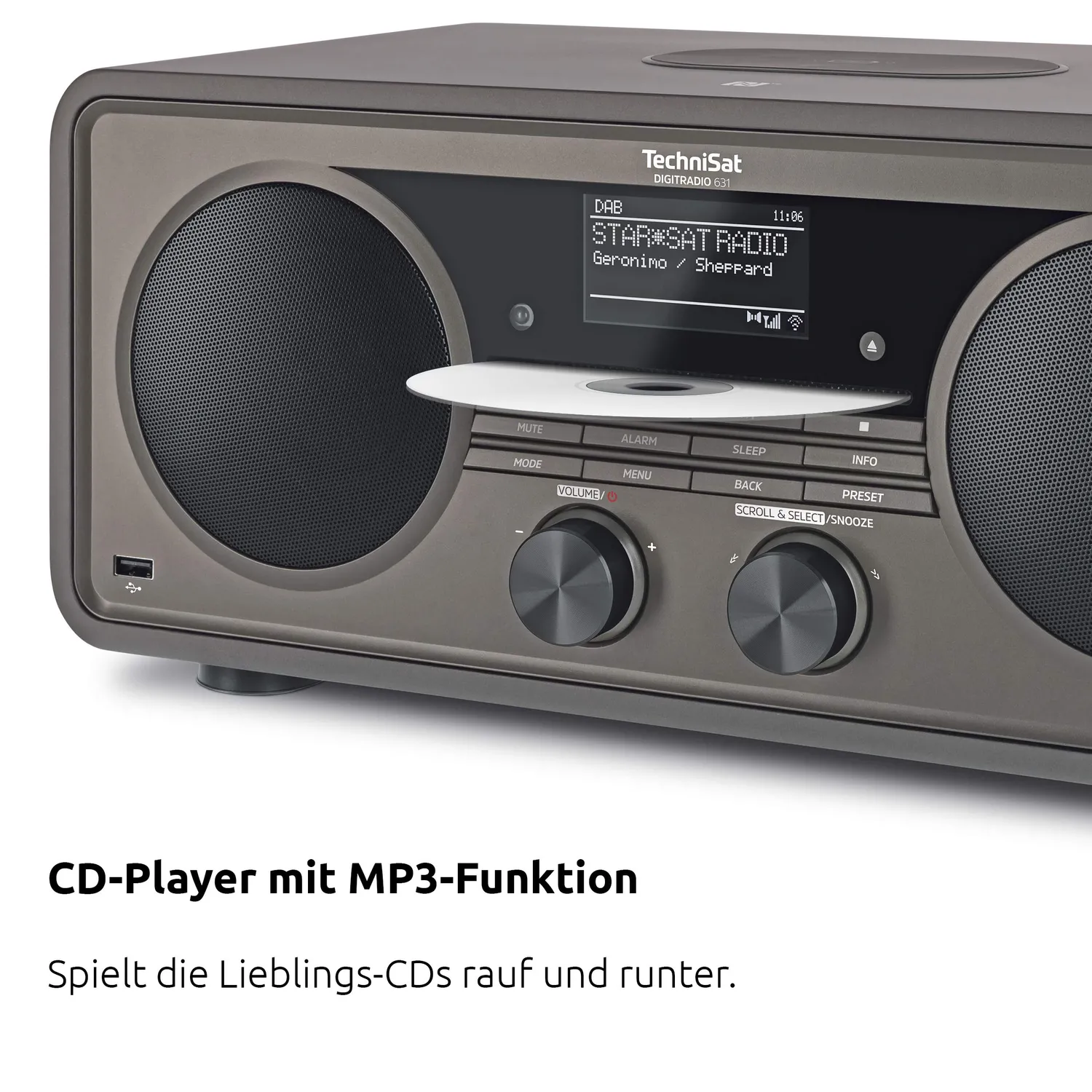 TechniSat DIGITRADIO 631 Radio Internet antracite 70W CD Alexa