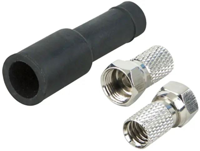Schwaiger set connettori F 7 mm cavo coassiale esterno