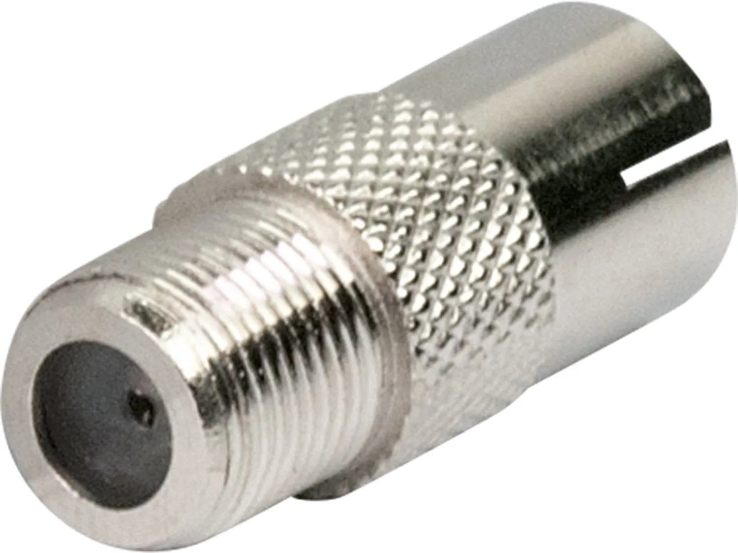 Schwaiger Adattatore IEC presa F argento