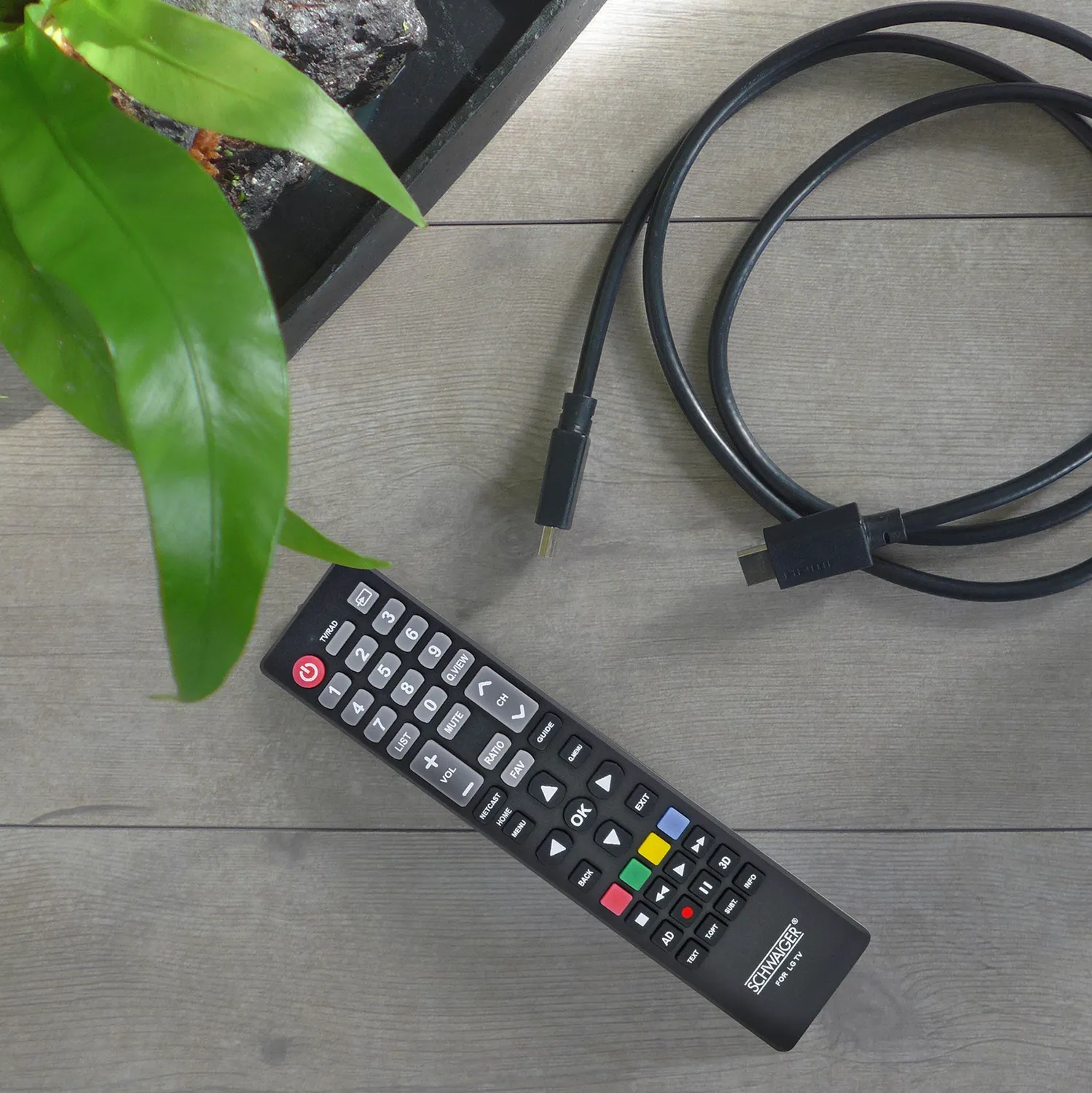 Schwaiger Telecomando Ricambio TV LG 49 tasti infrarossi