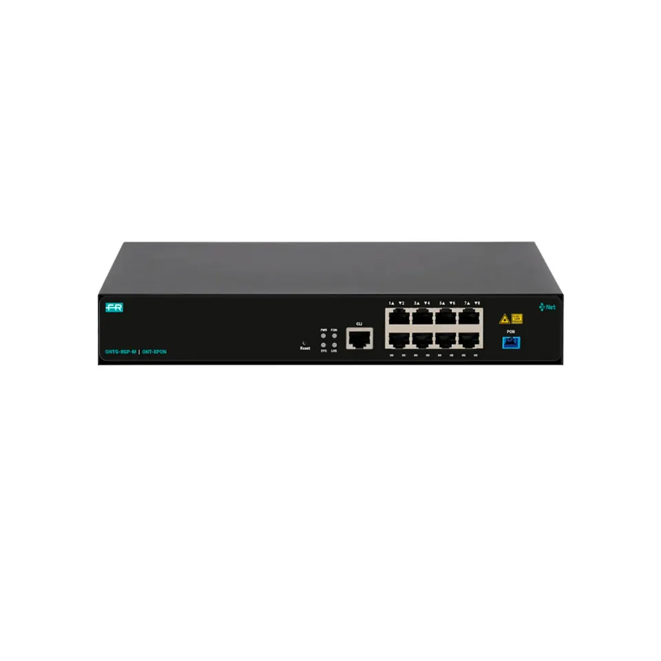 Fracarro ONTG-8GP-M ricevitore ottico ONT 8 porte PoE+