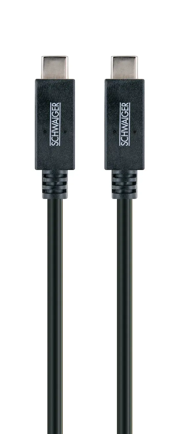 Schwaiger USB 3.2 cavo USB-C 2m nero 20 Gbps