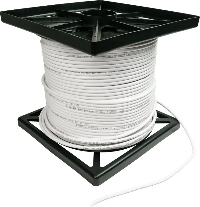 Schwaiger Cavo Coassiale SAT 110 dB 100 m bianco